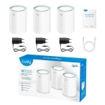 Cudy M1300, 3-pack, AC1200 Dual Band, 2.4/5 GHz, 300 -  867 Mbps, wireless mesh system