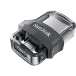 USB drive SanDisk Ultra Dual Drive 3.0, 128GB, OTG, Black