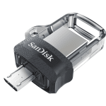 USB drive SanDisk Ultra Dual Drive 3.0, 128GB, OTG, Black