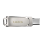 USB drive SanDisk Ultra Dual Drive Luxe, 32GB, USB 3.1 Gen 1, USB-C, Silver