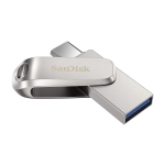 USB drive SanDisk Ultra Dual Drive Luxe, 32GB, USB 3.1 Gen 1, USB-C, Silver