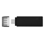USB памет KINGSTON DataTraveler 70, 128GB, USB-C 3.2 Gen 1, Черна