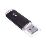 USB drive SILICON POWER Ultima U02, 8GB, USB 2.0 Black