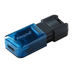 USB drive KINGSTON DataTraveler 80M, 64GB, USB-C 3.2 Gen 1, Black/Blue