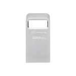 USB drive KINGSTON DataTraveler Micro, 128GB, USB-A 3.2 Gen 1, Silver