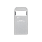 USB drive KINGSTON DataTraveler Micro, 256GB, USB-A 3.2 Gen 1, Silver