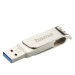 USB drive HAMA C-Rotate Pro, USB-C 3.1/3.0, 64GB, 70MB/s, Silver