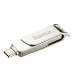USB drive HAMA C-Rotate Pro, USB-C 3.1/3.0, 64GB, 70MB/s, Silver