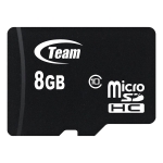 TEAMgroup microSDHC, 8GB, Class 10, SD adapter