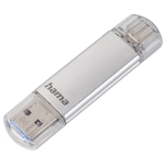USB drive HAMA Laeta, 32GB, USB 3.1 Type-C, Silver