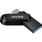 USB drive SanDisk Ultra Dual Drive Go, 128 GB, USB 3.2 1st Gen (USB 3.0), Black