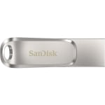 USB drive SanDisk Ultra Dual Drive Luxe, 512GB, USB 3.1 Gen 1, USB-C, Silver