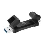 USB drive Power DS72 Black, 1TB, USB-A и USB-C 3.2 Gen2