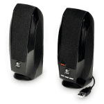 Logitech S150, 2.0, 1.2W, USB, Black