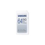 Samsung EVO Plus, SD Card, 64GB, White