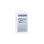Samsung EVO Plus, SD Card, 128GB, White