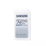 Samsung EVO Plus, SD Card, 256GB, White