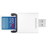 Samsung PRO Plus, SD Card, 512GB, USB Reader, White