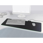 Delock, 920x303x3 mm, RGB, Black mousepad