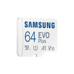 Samsung EVO Plus, microSDXC, UHS-I, 64GB, Adapter