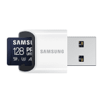 Samsung PRO Ultimate, microSDXC, UHS-I, 128GB, Adapter, USB reader