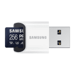 Samsung PRO Ultimate, microSDXC, UHS-I, 256GB, Adapter, USB reader