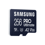 Samsung PRO Ultimate, microSDXC, UHS-I, 256GB, Adapter, USB reader