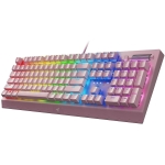 BlackWidow V3 (Green Switch), US Layout, Quartz (pink)