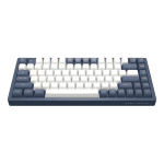 Dark Project KD83A Ivory/Navy Blue RGB 75% - G3MS Sapphire Switches, PBT