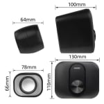 EWENT Eminent 2.1, 3.5 mm, USB, 11W