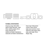 EWENT Eminent 2.1, 3.5 mm, USB, 11W