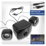 EWENT Eminent 2.1, 3.5 mm, USB, 11W