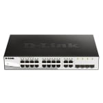 D-Link DGS-1210-16/E, 16-ports 10/100/1000 Gigabit Smart Switch including 4 Combo 1000BaseT/SFP, managed, rack mount