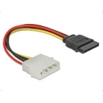 DeLock cable Molex 4 pin to SATA 15 pin, 12cm