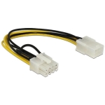 DeLock cable PCIe power 6 pin female to PCIe 8 pin, 20cm