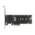 Delock card PCIe x4 to 1 x internal NVMe M.2 Key M, RGB LED, Low Profile