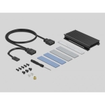 Delock card PCIe x4 to 1 x internal NVMe M.2 Key M, RGB LED, Low Profile