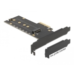 Delock card PCIe x4 to 1 x internal NVMe M.2 Key M, RGB LED, Low Profile