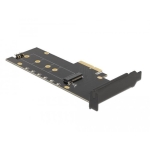 Delock card PCIe x4 to 1 x internal NVMe M.2 Key M, RGB LED, Low Profile