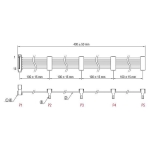 DeLock cable Power SATA to 4 x SATA 15 Pin, 40cm