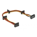 DeLock cable Power SATA to 4 x SATA 15 Pin, 40cm