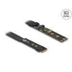 Delock 64136, M.2 Key M Extension NVMe, Cable 20cm