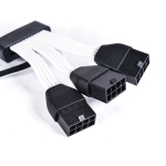 Lian-Li Strimer Plus V2, 16-Pin 12VHPWR to 3x8-Pin for RTX 40 Series, 108 LED