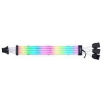 Lian-Li Strimer Plus V2, 16-Pin 12VHPWR to 3x8-Pin for RTX 40 Series, 108 LED