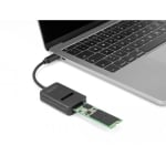 Delock converter USB-C to M.2 NVMe PCIe / SATA SSD, 10 Gbps