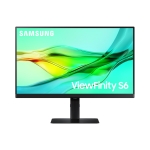 Монитор SAMSUNG ViewFinity S6 LS24D600EAUXEN 24 inch 178°/178° IPS 2560x1440 100Hz, 5ms, 350 cd/m2, 1000:1, HDMI, DisplayPort, USB Hub 3x USB3.0, 3.5.. audio jack, Height Adj, Tilt, Swivel,