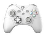 MSI FORCE GC300 WIRELESS WHITE, Wireless, Bluetooth, 2-Level Hall Effect Triggers, Rear Buttons, Haptic Feedback, 600 mAh Battery, 3.5mm Audio Jack