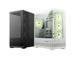Кутия MSI MAG PANO 110R PZ WHITE, Mid-Tower, ATX/M-ATX/ITX, 4x120mm ARGB Fans included, Mesh Panel, Tempered Glass, White