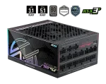 Захранване MSI MPG Ai1600TS PCIE5 600W, 80 PLUS Titanium, Dual PCIe 5.1 Cables, ATX 3.1