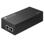 PoE инжектор TP-Link Omada POE380S, 10000 Mbps, 2x LAN (RJ-45), 1x LAN PoE++, 90W
